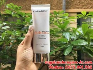 Kem chống nắng karadium spf 50+pa+++ Hàn Quốc- 70ml